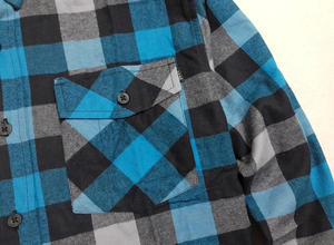 Camisa de Hombre de Manga Corta, Cuello Alto, Casual, Tejida, 100% Algodón, Transpirable, Corte Regular, Roja, Negra, Gris - Product Image 4