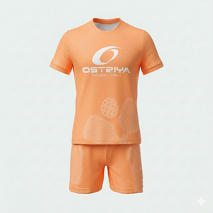 Uniforme de Pickleball de Fabricación Profesional, Nuevo Modelo de Verano, Personalizado, Color Sólido en la Parte Delantera, 100% Poliéster, Impresión por Transferencia de Calor - Product Image 2