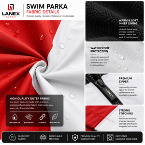 Chaqueta Parka Personalizada con la Bandera de Canadá, Impermeable, Cortavientos, Forrada de Forro Polar, con Capucha, para Natación, Surf y Deportes al Aire Libre - Product Image 5