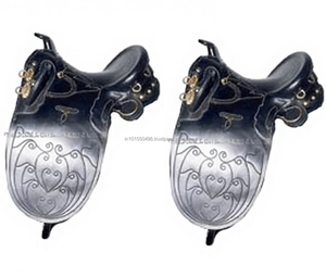 Selle équestre australienne en cuir véritable de haute qualité, personnalisable, pour l'entraînement et la compétition. - Product Image 6