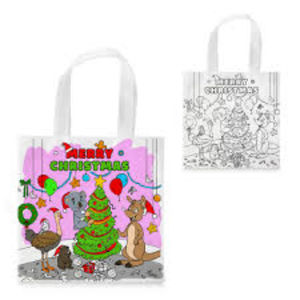 Sac fourre-tout de Noël personnalisé de qualité supérieure Article en soie personnalisé Style motif lettre Promotion Chine pour l'exportation - Product Image 4
