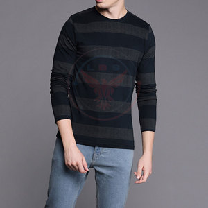 T-shirts à manches longues pour hommes, tendance et best-sellers - Polyester/coton, séchage rapide, respirant et écologique, vêtements décontractés - Product Image 4