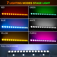Projecteur mural U`King avec contrôle DMX, 14x20w RGBW COB LED, projecteur mural, lumières de scène stroboscopiques pour DJ, mariage, fête, bar, KTV, club