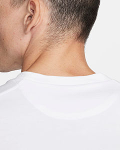 Camiseta Casual de Manga Larga para Hombre, Cuello Redondo, Tejido de Punto, Corte Regular, Color Sólido, Blanca - Product Image 5