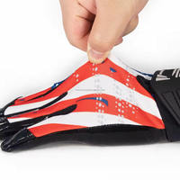 Guantes de Fútbol Americano Personalizados 2026, Último Modelo, Palma de Alta Adherencia, Material de Viscosa, Color Personalizado, IM-NA-001, Embalaje