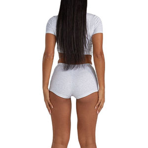 Nuevo Estilo Verano, Conjuntos de Ropa para Niñas de Alta Calidad, 100% Poliéster, Dos Piezas con Shorts, Precio Bajo para Mujer - Product Image 6