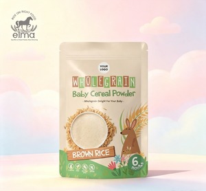 Cereal de Arroz Integral en Polvo de Alta Calidad, Suplemento Nutricional para Bebés, Textura Cremosa y Suave, Bolsa de 500g Llena de Nutrientes - Product Image 1