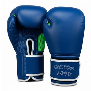 Guantes de Boxeo Profesionales de PU de 8oz, Populares y Modernos, para Competencia, Venta al Por Mayor, Amortiguadores, Transpirables, Ligeros y Duraderos - Product Image 1