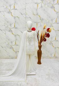 Ensemble Palazzo Premium pour Filles en Georgette Fox avec Broderies Lourdes, Idéal pour les Acheteurs Exportateurs - Product Image 4