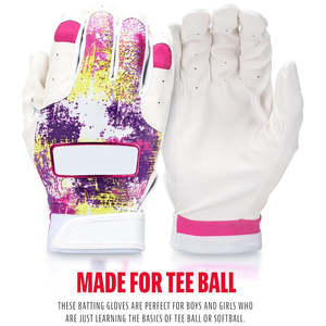 Gants de frappeur de baseball et softball 2026 en cuir de qualité supérieure, ambidextres, respirants, avec fermeture auto-agrippante pour adultes – Vente en gros - Product Image 2