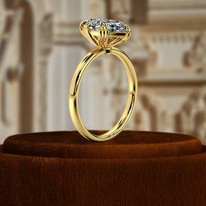 Bague de fiançailles solitaire en diamant marquise, bague de mariage en or jaune 14 carats, cadeau idéal pour une demande en mariage, bague en diamant certifié IGI 1 carat - Product Image 6
