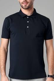 <b>High</b> Grade Mens Polo <b>T</b> <b>Shirt</b> Solid Color Minimalist Design Combed Cotton Short Sleeve Business Top - Product Image 2