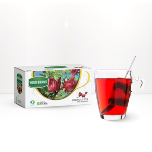 Produit du Vietnam Sachets de thé en gros Pyramide rafraîchissante Thé détox Boissons du Vietnam Paquet de thé aux fleurs d'hibiscus séchées - Product Image 1
