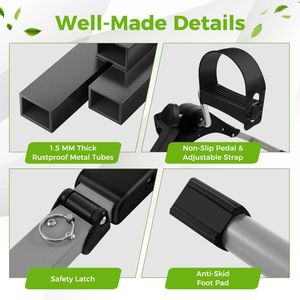 Mini Cyclette con Display LCD e Telaio in Acciaio per Allenamento di Gambe e Braccia - Product Image 6