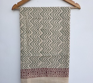 Wholesale Hand Block Printed Lightweight Breathable Long Cotton <b>Sarong</b> Pareo Floral Beach Wrap for Women Boho Cover 100% Cotton - Product Image 6