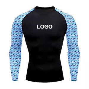 Camiseta de Manga Larga para Hombre, Protección UV, Secado Rápido, para Surf y Natación - Product Image 3