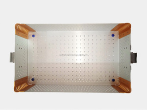 High Quality MEDTRUST SURGICAL Aluminum Sterilization Tray Box Custom Size Universal Surgical <b>Instrument</b> Container At Wholesale - Product Image 2