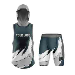 Uniformes de Fútbol Americano 7 contra 7 para Hombre, Conjuntos Personalizados Impresos, 100% Poliéster, Transpirables y que Absorben la Humedad - Product Image 6