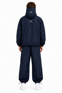 Blouson coupe-vent cagoule personnalisé pour homme, faible MOQ, logo personnalisé, vente en gros, Techwear, survêtement à capuche en nylon imperméable - Product Image 3