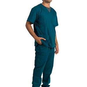 Vêtements médicaux respirants et biologiques pour hommes, uniformes d'hôpital, vente en gros, tissu en coton personnalisé, haute qualité, prix bas - Product Image 4