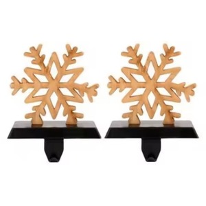 Silver Tree Style Aluminum Made Socking <b>Holder</b> For Up Shelf And Wall Decorative <b>Stocking</b> <b>Holder</b> For Christmas Decoration Use - Product Image 5