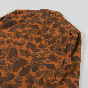 Custom <b>Camo</b> Orange Winter Men Denim Cotton Canvas Zipper <b>Waterproof</b> Windproof Breathable Eco-friendly Reversible High - Product Image 4