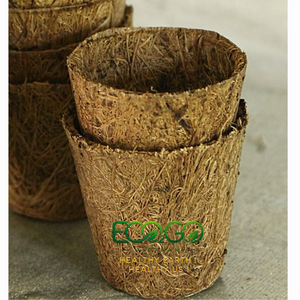 Coconut Fiber Hanging <b>Nursery</b> Pots Classic Farmhouse Design Biodegradable Eco-Friendly Planters for Healthy Root Growth - Product Image 3