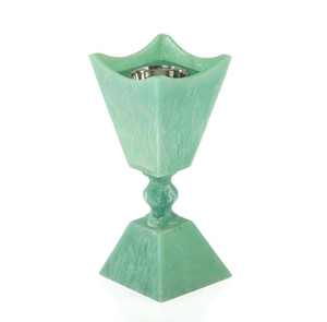 Quemador de Incienso Aromático Ecológico de Resina Hecho a Mano, Diseño Decorativo con Pedestal, Cuenco con Inserto Metálico, Elegante Soporte para Bakhoor para el Hogar - Product Image 3