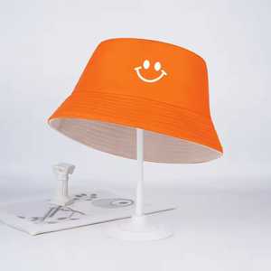 Unisex Adjustable Laminated Bucket <b>Hat</b> 3D Embroidery Solid Color 100% Cotton Canvas Breathable Casual Adult Spring <b>Summer</b> - Product Image 2