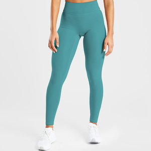 Leggings de sport pour femmes à taille haute, sans couture, séchage rapide, extensibles, pour la course, le yoga, la gym, le fitness, l'entraînement, vêtements de sport, collants d'entraînement OEM - Product Image 4