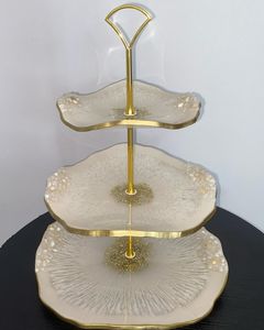 High End Resin <b>Cake</b> <b>Stand</b> Featuring Decorative Craftsmanship For Catering Services And Special Occasions - Product Image 6