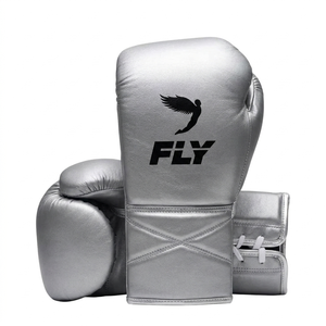 Gants de boxe en cuir Fly à doigts entiers, anti-UV, séchage rapide, à lacets, orange, pour adultes, unisexe, équipement de sparring, gants d'entraînement respirants - Product Image 6