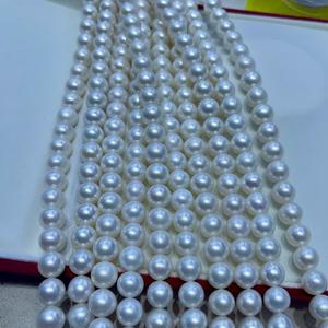Zhuji Freshwater Starry Sky Pearl Necklace Silver with Extremely Bright Flawless Pearl Romantic Temperament <b>Full</b> <b>Marks</b> - Product Image 2