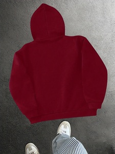 Customize Cheap Price Unisex Oversized Winter Fleece <b>Pullover</b> Hoodies Heavy Weight 100% Cotton Zipper Digital Printing Solid - Product Image 2