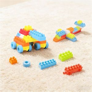 Ensemble de blocs de construction pour les enfants de 3 ans et plus, 150 pièces, blocs d'apprentissage pour tout-petits avec roues - Product Image 3