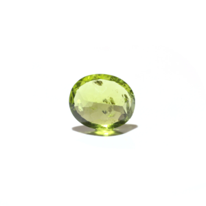 Certified Lab-Created Peridot 5.4 Carat Pear Brilliant Cut Loose Gemstone for Fine Jewelry - Product Image 2
