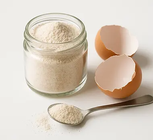 Poudre de membrane d'œuf sauvage tendance, ingrédient naturel fin de qualité supérieure, matériau de complément alimentaire de qualité alimentaire, recherche nutraceutique - Product Image 2