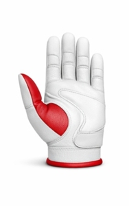 Gant de frappe en cuir blanc, main droite, à enfiler, durable, pour entraînement, unisexe, adulte, personnalisable, pour le baseball. - Product Image 3