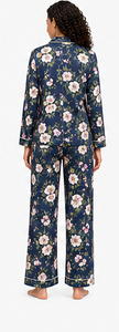 Ensemble de pyjama en coton à imprimé floral, robe de nuit à manches longues, haut de détente, pantalon large pour femme, designs personnalisés, ODM, marques privées, tout - Product Image 4