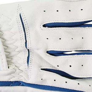 Custom Logo Design High Quality Breathable Anti Slip Soft Genuine Leather Mens Golf <b>Gloves</b> <b>Moisture</b> Wicking Sheepskin <b>Gloves</b> - Product Image 3