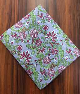 Tela estampada a mano de Jaipur, tela de algodón estampada a mano, tela india hecha a mano para vestidos, proveedor mayorista de tela de algodón. - Product Image 2