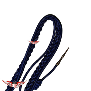 Royal Blue <b>Braided</b> Parade Aiguillette Officers Aiguillette Shoulder Aiguillette Shoulder <b>Cord</b> Citation With Brass Tip - Product Image 2
