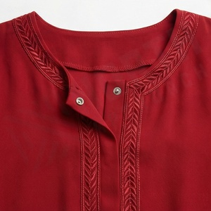 Abaya Musulmana Transpirable de Último Diseño con MOQ Bajo, Ropa de Moda Modesta Cómoda de Alta Calidad para Mujer, Ropa al por Mayor - Product Image 4
