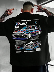 Camiseta de Alta Calidad para Hombre, Corte Holgado y Recortado, 300 GSM, Camisetas Más Vendidas, Camisetas con Logotipo Personalizado, Corte Holgado - Product Image 2