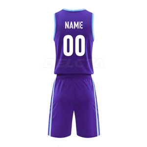 Uniforme de Baloncesto con Cuello en V, 100% Poliéster, Nuevo, Ecológico, para Adultos - Product Image 2