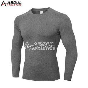 High Quality <b>Compression</b> <b>Shirts</b> Designed For Workout And Running With Breathable Fabric And Flexible Fit For Easy Movement - Product Image 2