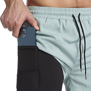 Shorts de sport pour hommes, décontractés et de qualité supérieure, avec design respirant, sensation extensible, service OEM, pour un usage quotidien actif - Product Image 6