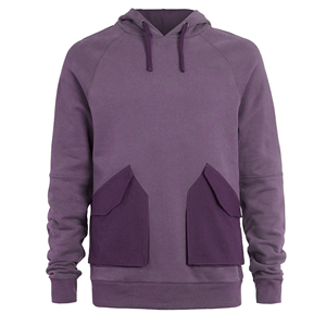 Men's Custom 100% Cotton Winter Thermal Sweatshirts Long Sleeve <b>Thick</b> <b>Fleece</b> Digital Printing Solid - Product Image 3
