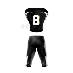 Uniforme de football américain haute performance, design flexible, tissu respirant, idéal pour les équipes scolaires, universitaires et de club. - Product Image 2