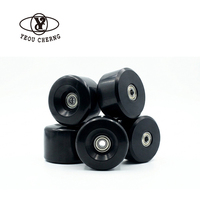 Roues de patins à roulettes de hockey en ligne 70 mm 83A en PU souple, roulement fluide, confort optimal pour les enfants, remplacement pour patins à roulettes de hockey